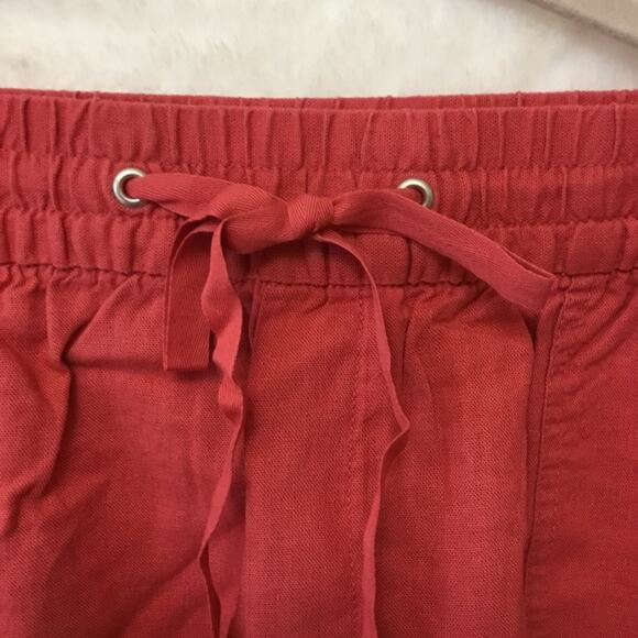 GAP Factory Orange Desert Flower Pull-On Utility Shorts - Picture 8 of 14
